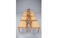 CARL HANSEN model CH23 dining chairs in beech, teak and woven papercord