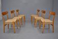 Hans J Wegner 1950 design model CH23 dining chairs with NEW woven papercord seats 