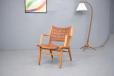 1947 peter hvidt and orla molgaard design AX chair in beech and walnut