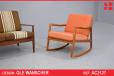 Ole Wanscher teak frame rocking chair | Model FD120 - view 1