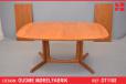 Vintage teak dining table with 2 extra leaves | Gudme Mobelfabrik   - view 1