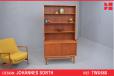 Vintage teak wall unit bookcase | Johannes Sorth - view 1