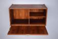 midcentury rosewood drop front cabinet produced 1949 by Randers Mobelfabrik PS System