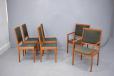 Set of 6 vintage teak dining chairs made by Danish Cabinetmaker for sale