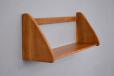 Vintage wall-mounted oak bookshelf - view 5