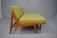 New upholstered teak framed 3 seat sofabed designed by Arne Wahl Iversen