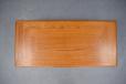 Vintage parquet top coffee table in teak | Vejle Stole Mobelfabrik - view 8