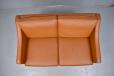 Mogens Hansen design and production tan leather model MH195 2 seater sofa for sale