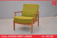 Teak armchair model 125 - Edvard Kindt Larsen design - view 1