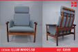 Illum Wikkelso design - Rare vintage rosewood high back armchair  - model WIKI - view 1