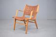 Vintage beech ply model AX armchair designed by peter hvidt and orla molgaard