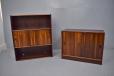 Vintage 2-piece wall unit in rosewood - view 10