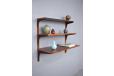 Danish design 3 Shelf wall system in vintage rosewood - view 3