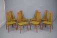 Comfortable and stylish EVA dining chairs in vintage teak