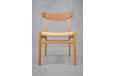 CH23 dining chair produced by Carl Hansen and son in oak for sale