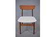 Farstrup stolefabrik dining chair with vintage teak frame for sale