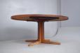 midcentury Danish design dining table with oval table top for sale