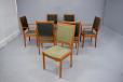 1960s danish design dining chairs in teak for sale