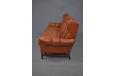 Vintage 3 seater with original terracotta colour OX leather upholstery - view 7