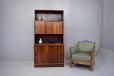 Vintage 2-piece wall unit in rosewood - view 3