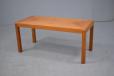 Vintage parquet top coffee table in teak | Vejle Stole Mobelfabrik - view 3