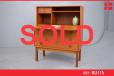 Vintage teak bureau with locking writing desk | 1960s Design - view 1