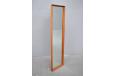 Vintage rectangular teak frame mirror | Rowley - view 3