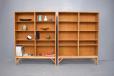 Vintage oak double bookcase design by Borge Mogensen | Model 154 - view 2