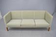 Hans J Wegner design AP18s box sofa in green Kvadrat upholstery