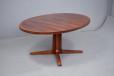 1960s design rosewood oval top dining table 