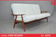 Hans Wegner vintage teak sofa - GETAMA GE270 - view 1