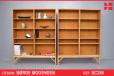 Vintage oak double bookcase design by Borge Mogensen | Model 154 - view 1