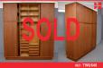 Large vintage 4-door wardrobe in teak - view 1