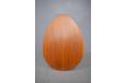 small vintage teak Egg table with Ant chairs designed by Arne Jacobsen