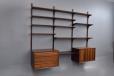 Poul Cadovius 3 bay CADO shelving system in roseewood - view 11