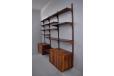 Poul Cadovius 3 bay CADO shelving system in roseewood - view 9