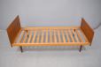 Midcentury teak minimalist single bed frame  made in Denmark