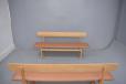 Vintage bench in minimalist design from Borge Mogensen - 2 matching available