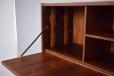 Rosewood locking drop front floating cabinet designed by prebend Sorensen 