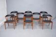 Johannes Andersen designed teak dining chair model BA113