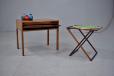 Vintage rosewood set of nesting tables design by Illum Wikkelso