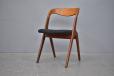 Johannes Andersen design teak dining chair model SONJA - VAMO - view 6