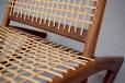 Vintage teak frame rocking chair with papercord seat - view 10