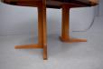 Vintage teak round dining table on pedestal legs | Vejle Mobelfabrik - view 8