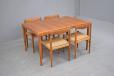 Vintage teak BRAMIN dining suite design by Henry W Klein