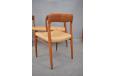 Vintage niels moller designed teak dining chars model 75 for sale