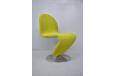 System 1-2-3 chair in NEW green boucle upholstery designed 1973 by Verner Panton