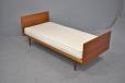 Midcentury design single bed in teak made by Danish Cabinetmaker