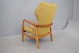 Bovenkamp armchair with teak and oak frame designed by henry schubell 1961