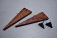 SPARE VINTAGE ROSEWOOD PS SYSTEM SHELF SUPPORTS